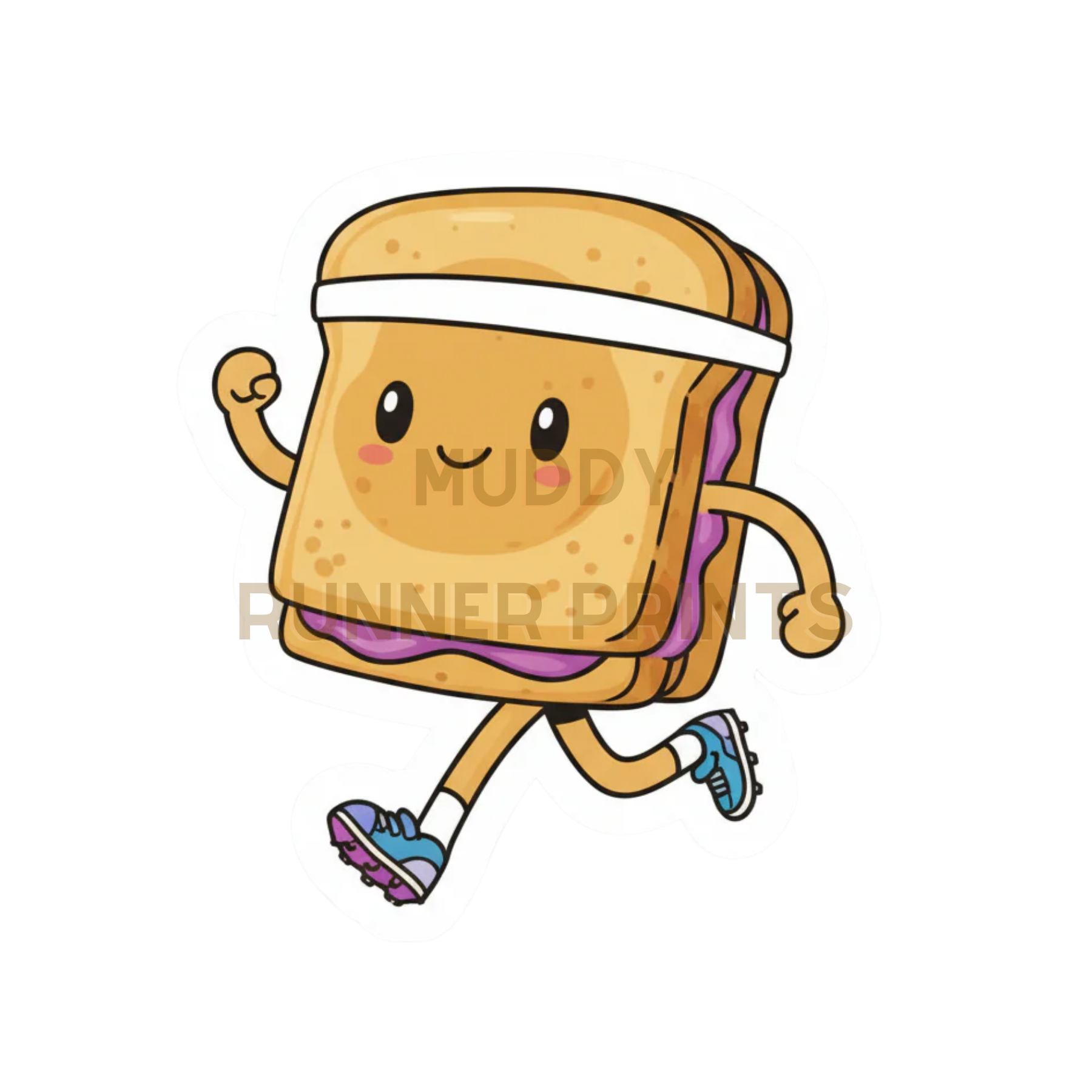 PBJ die-cut stickers