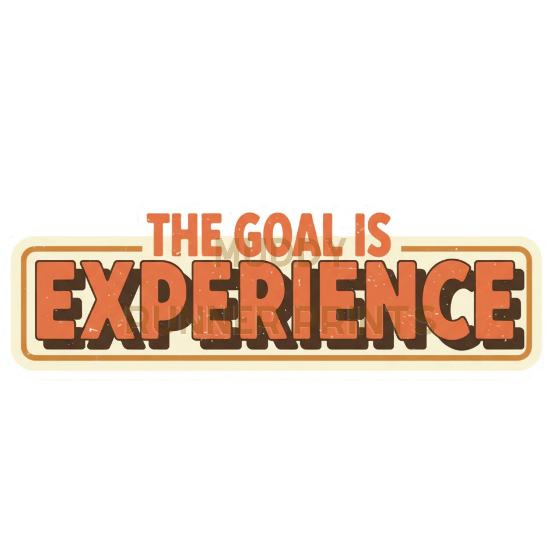 The goal is experience die-cut stickers