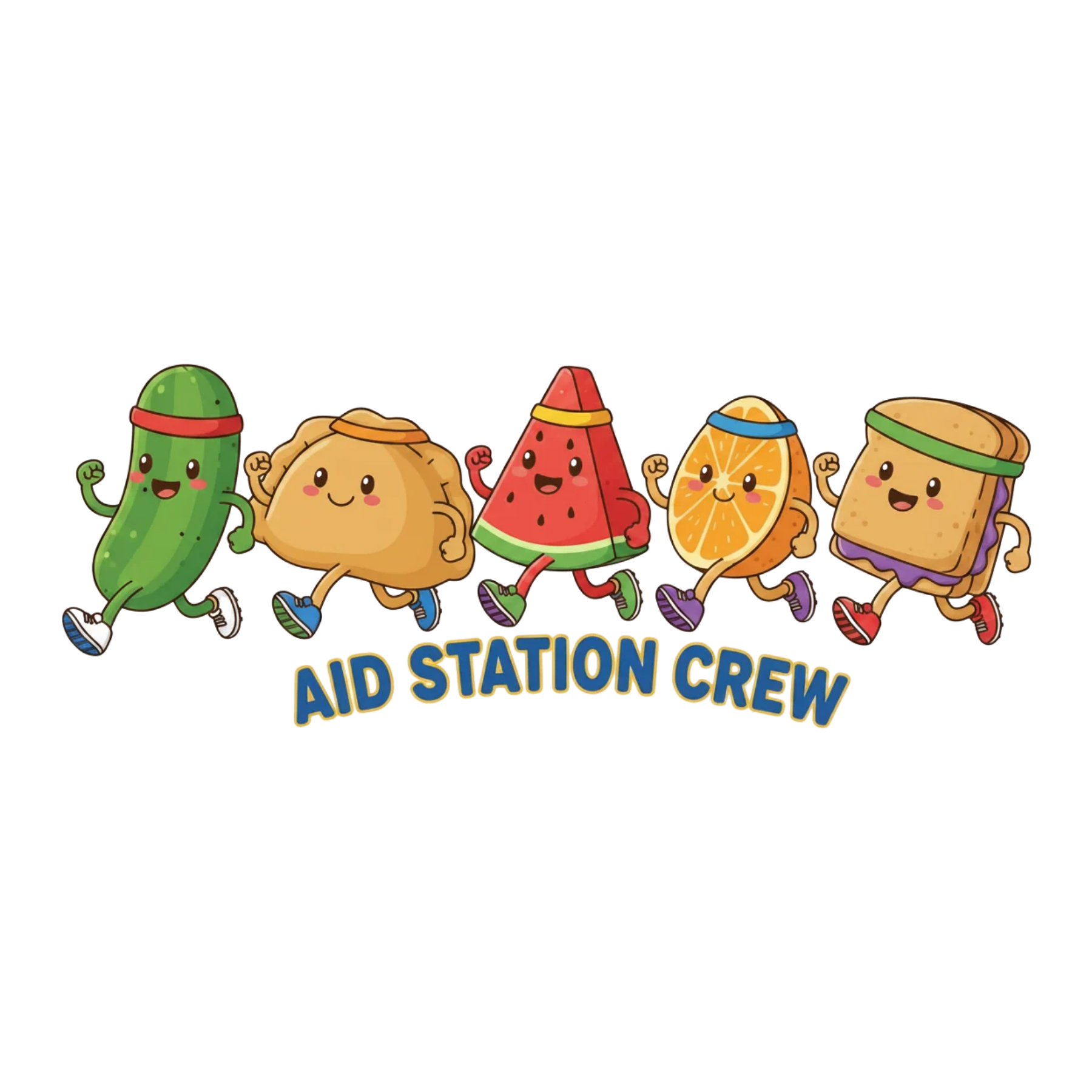 Aid station die-cut sticker pack