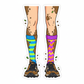 Muddy Trail Legs Sticker v1