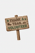Thank a Trail Volunteer - Full Signpost